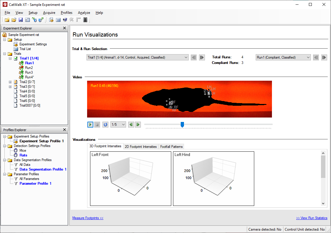 Filtered Run Visualization Example