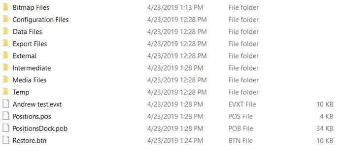 Experiment Folder Structure