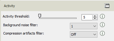 Activity Detection Settings