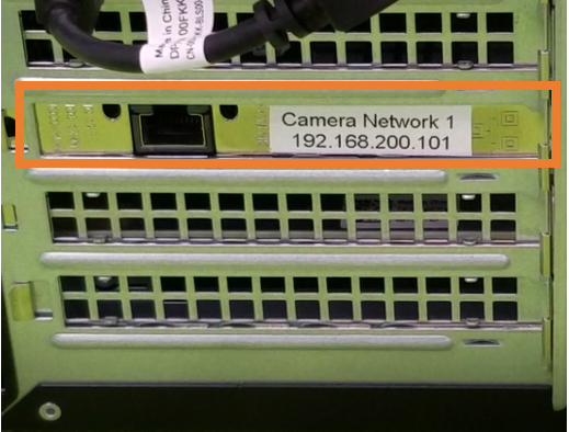 GigE Camera Connection