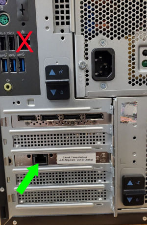 Correct network port diagram