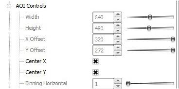 AOI Controls - Resolution