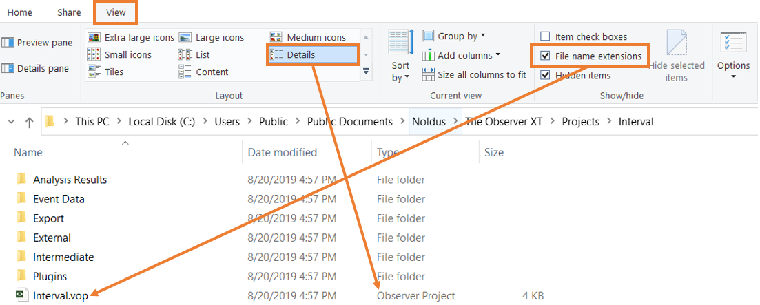 Enabling file extensions in Windows