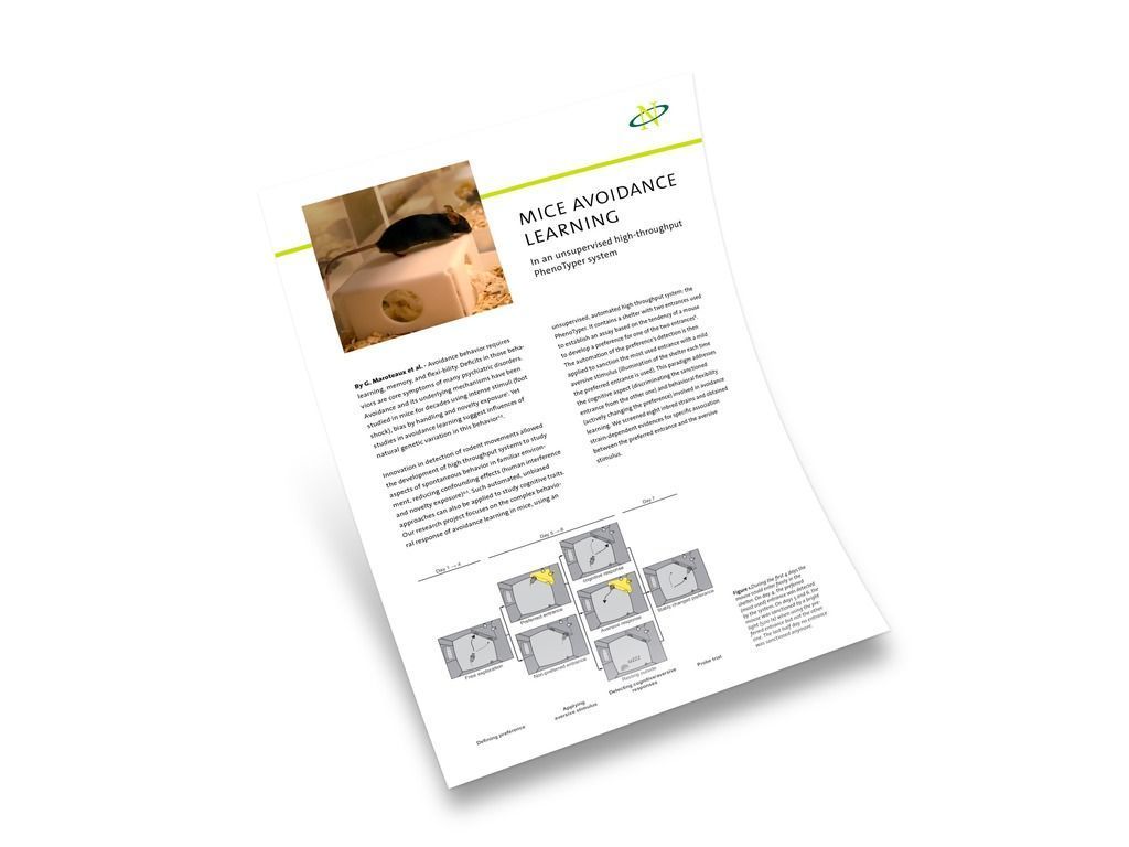 Mice avoidance learning case study