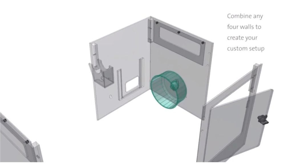 PhenoTyper setup with walls