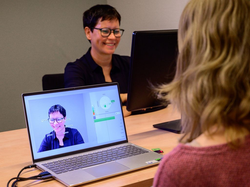 FaceReader setup participant testleader