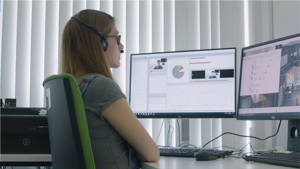 Eye tracking video
