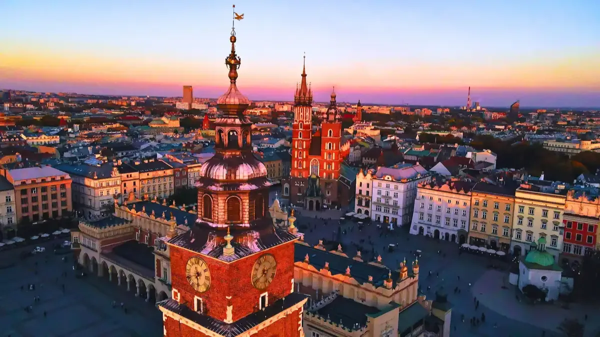 Krakow square view