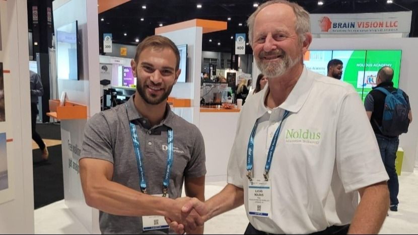Noldus and Blackrock Neurotech sign agreement at SfN for official collaboration!